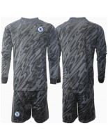 Chelsea Keeper Bortedraktsett Barn 2024-25 Lange ermer (+ bukser)